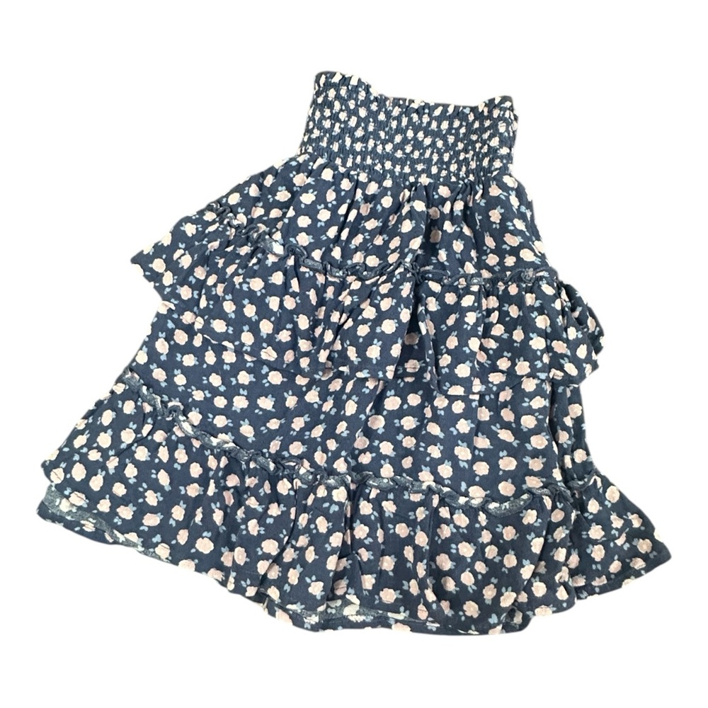 Aerie Navy Blue Floral Skirt. Women’s, size small